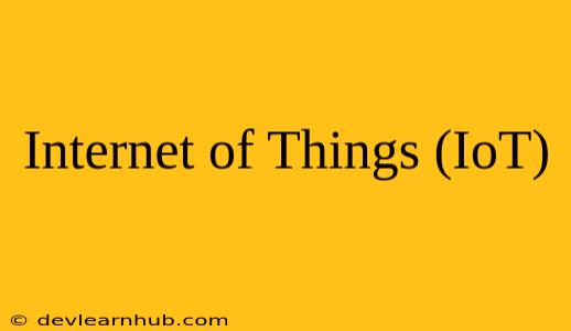 Internet of Things (IoT)